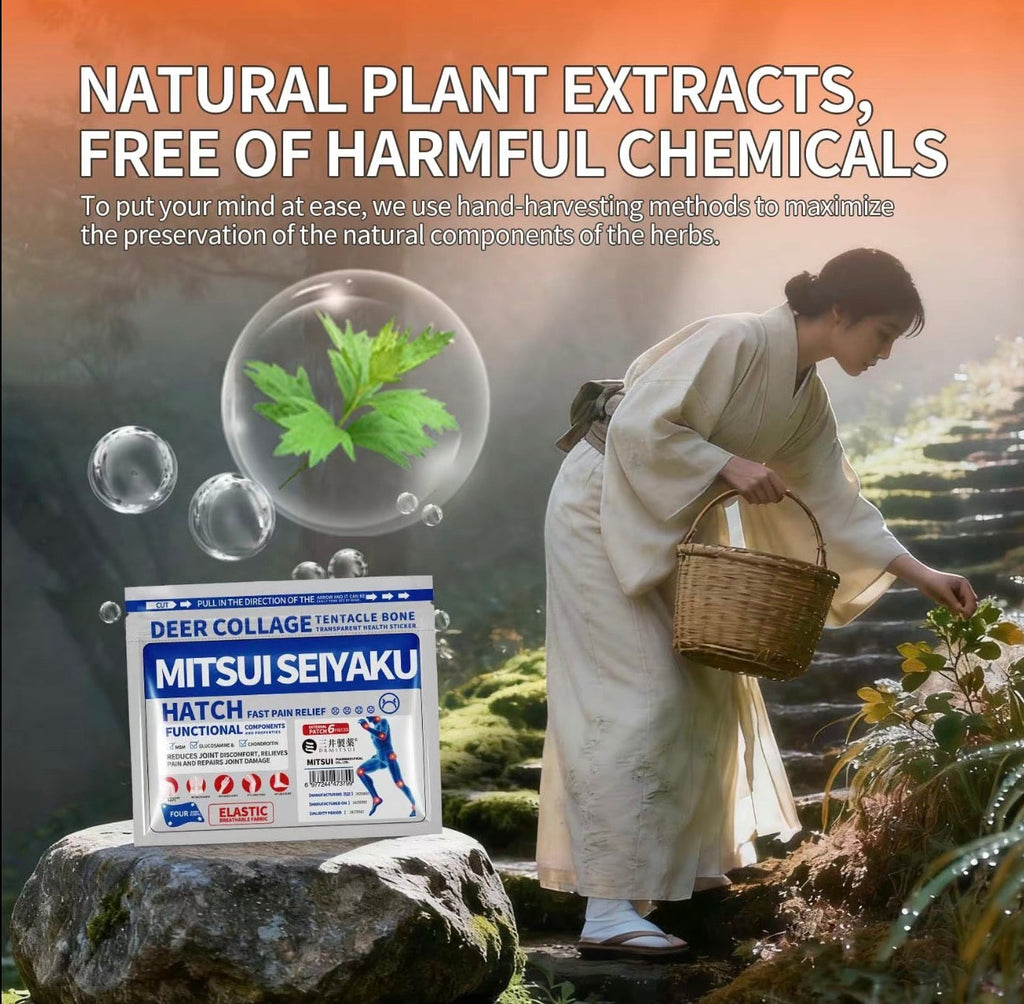 MITSUI SEIYAKU-FAR Infrared Bone Pain Relief Patches - 6 Patches, Thermal Therapy