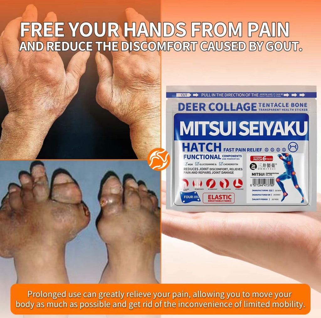 MITSUI SEIYAKU-FAR Infrared Bone Pain Relief Patches - 6 Patches, Thermal Therapy