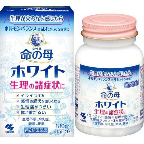 KOBAYASHI Inochi no Haha White PMS and Menstrual Pain Relief Supplement